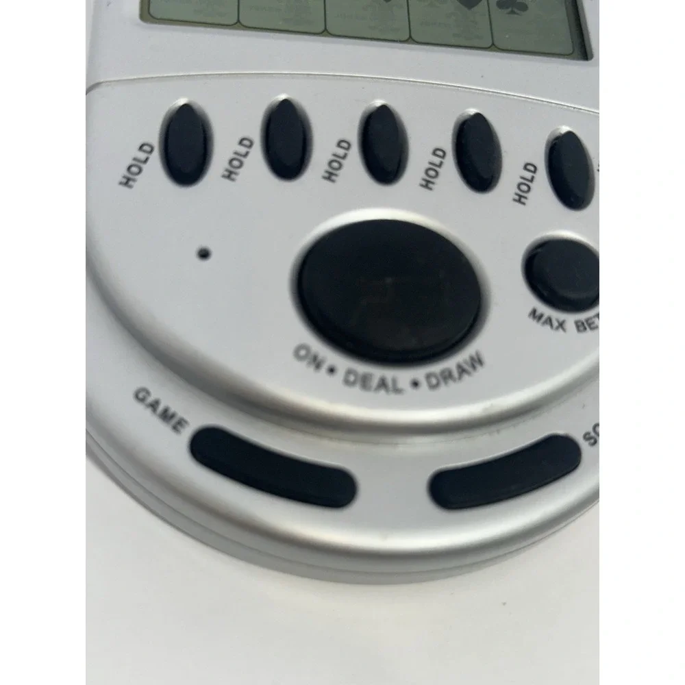 Mega Screen 7-in-1 Handheld Electronic Poker Game Mod. 77801 Tested